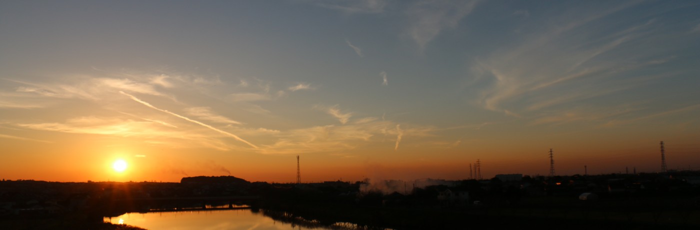 スライド画像(夕焼け）