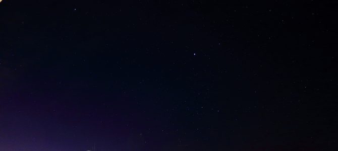 ベランダ星空撮影[2017/11/13 ]